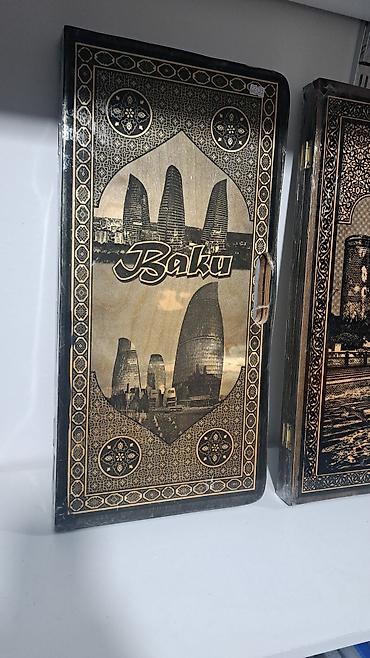 Nərdlər: Ağacdan hazırlanmış bakqamon (nard) dəsti - Material: təbii ağac — 6