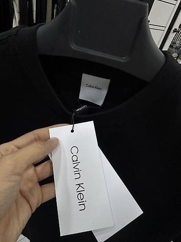 jea: Мужская футболка, XL, 2XL, Calvin Klein, Новый, цвет - Черный, Самовывоз — 3