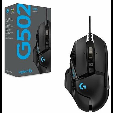 Компьютерные мышки: Проводная мышь Logitech G502.Мышка игровая для ноутбука и компьютера