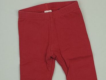 la mania czerwone legginsy: Legginsy, H&M, 0-3 m, stan - Dobry