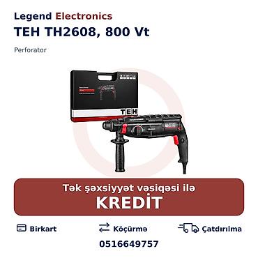 drel desti: Elan başlığı: Perforator TEH TH2608, 800 Vt Elan mətni: TEH TH2608 — 1