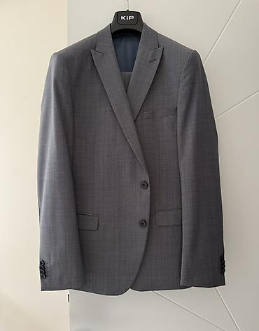 method men: Мужской классический костюм KiP (пиджак + брюки), цвет серый графит с — 4