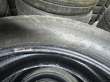 285: Шины 285 / 45 / R 21, Лето, Б/у, Комплект, Внедорожные (АТ/МТ), Япония, Bridgestone — 4