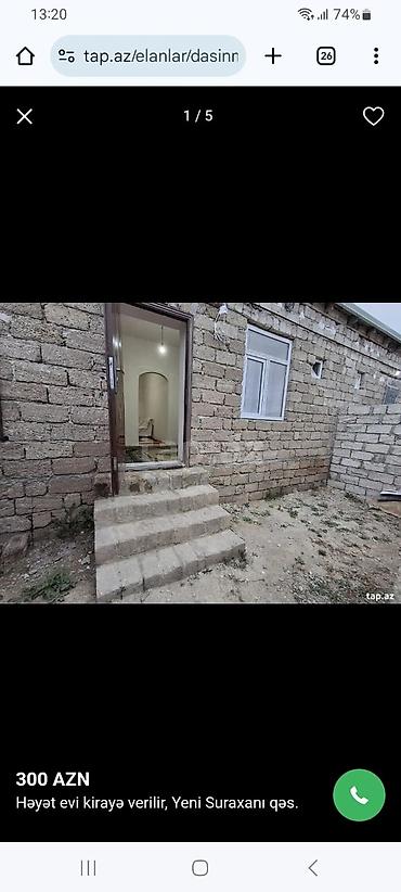 Uzunmüddətli kirayə evlər: Yeni Suraxanıda uzun müddətə kirayə verilən həyət evi. Evdə yataq — 11