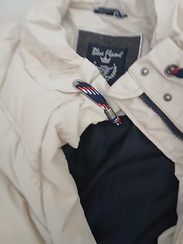 Jackets, Coats, Vests: Duga ženska zimska jakna – Blue Game - Boja: krem/šampanj - Kroj — 4