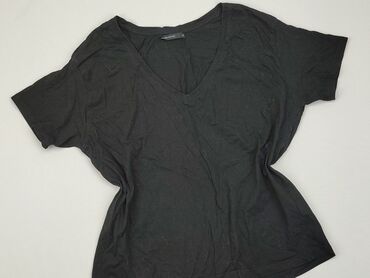 czarne t shirty w serek: T-shirt, House, XS, stan - Dobry