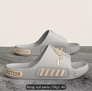botinka ayaqqabılar: Unisex rezin şlapanlar – “Motion” detalları ilə Mövcud Ölçülər: 40 — 5