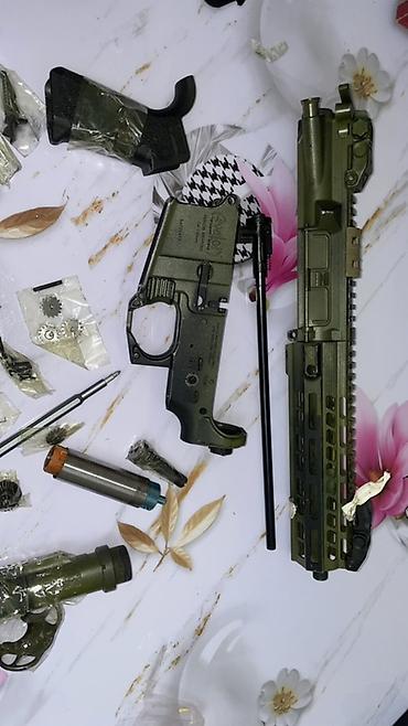 страйкбольные: Набор деталей для страйкбольного (airsoft) привода под M4/AR-платформу — 8