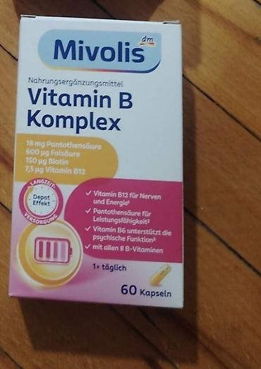 cinsi zeiflik ucun dermanlar: Məhsul: Mivolis Vitamin B Komplex – qida əlavəsi, kapsul — 1