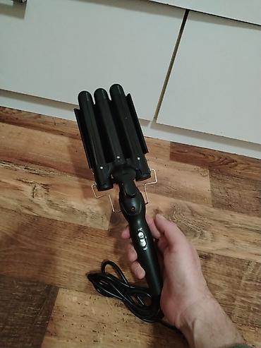 Figaro za kosu: Talasasta presa za kosu – trostruki valoviti uvijač (3 barrel waver) — 1