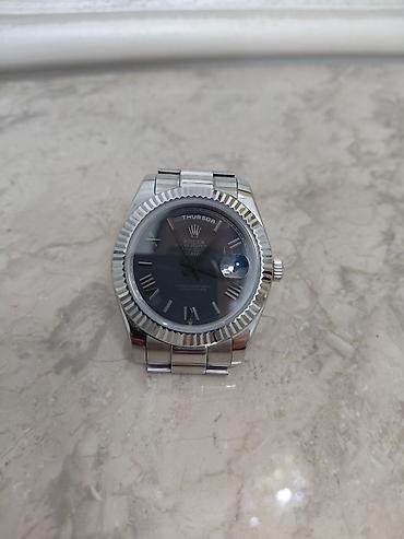 klassik saatlar: İşlənmiş, Qol saatı, Rolex, rəng - Gümüşü — 7