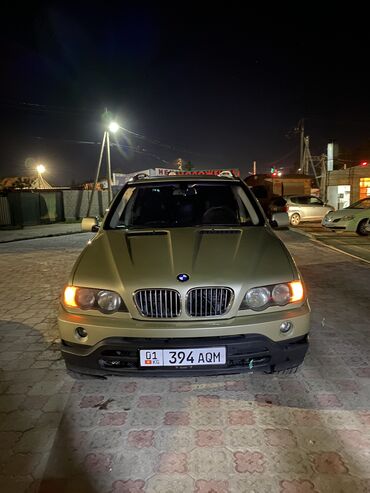 машына bmw: BMW X5: 2000 г., 4.4 л, Типтроник, Газ, Внедорожник