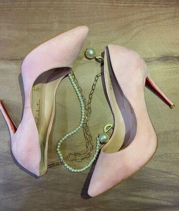 Basanoşka və səndəllər: Tuflilər, Ölçü: 37, rəng - Çəhrayı, Yeni