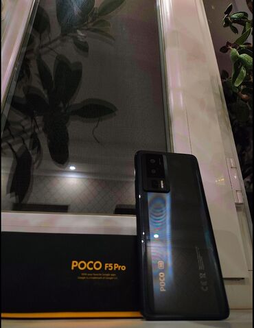 компьютеры ош: Poco F5 Pro, 512 ГБ, түсү - Кара, 2 SIM