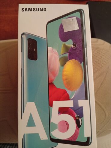 Poco: Samsung Galaxy A51, 64 ГБ, цвет - Синий, Две SIM карты