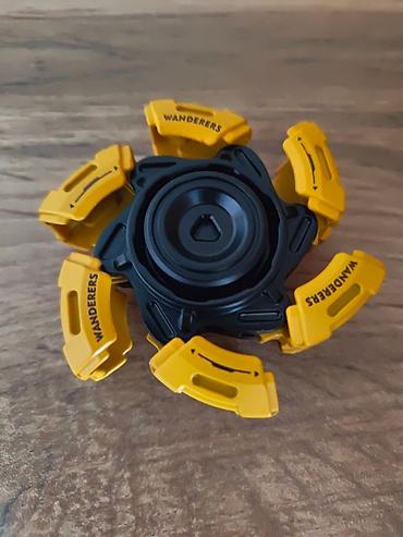 Игрушки-антистресс: Transformers Bumblebee Spinner Fidget Titanium toy - oyuncaq — — 1