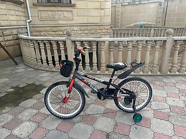 Velosipedlər: Uşaq velosipedi – 18 düym - Rəng: qara/qırmızı - Çərçivə: Kids Master — 3