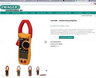 Multimetri: IRONSIDE ICT 7000 klešta multimetar - Profesionalni AC klešta — 8