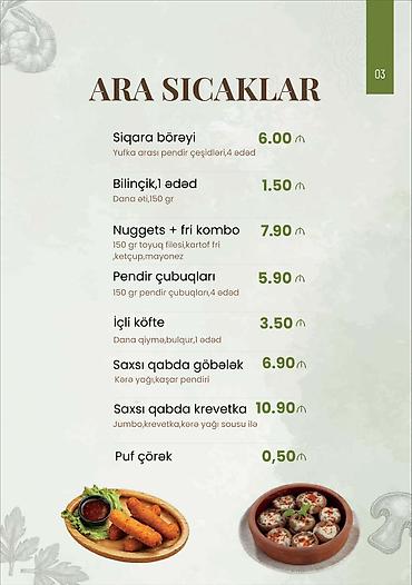 toyuq məhsulları: Ara isti qəlyanaltılar menyusu - Siqara böreyi – yuxa arasında — 1