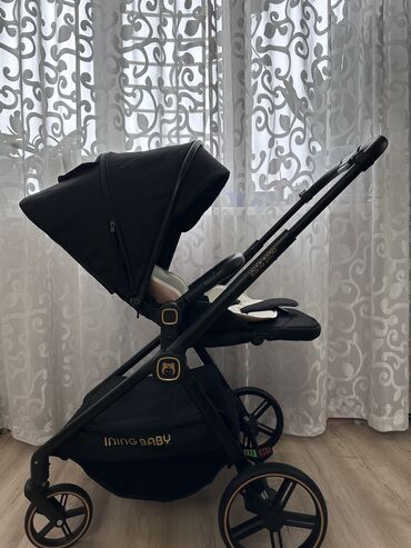 ining baby коляска цена: Коляска, цвет - Черный, Б/у