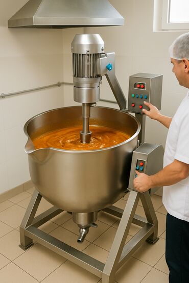 пищевая тара: Өнөр жай карамель казаны Кондитердик азыктарды өндүрүү үчүн идеалдуу