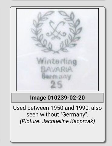 Kuhinjski setovi: Set Winterling Bavaria Nemacka 1950 do 1990 god. Set nigde — 15