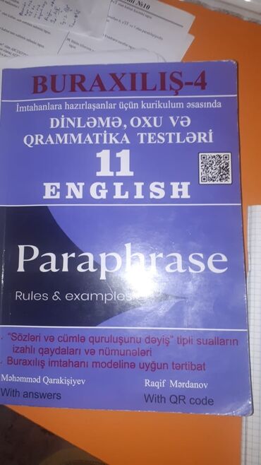 ingilis dili 11 ci sinif pdf: Ingilis dili dinləmə oxu və qrammatika testleri 11- ci sinif. English