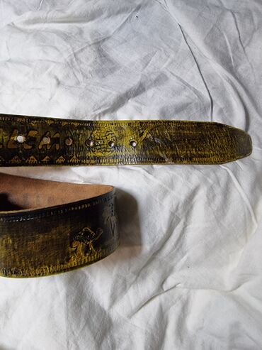 Ремни и пояса: Ремень, Материал: Натуральная кожа, Мужские, Новый — 6