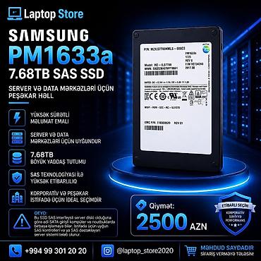 sert disk: 🚀 Samsung PM1633a 7.68TB SAS Enterprise SSD – Server üçün Peşəkar — 1