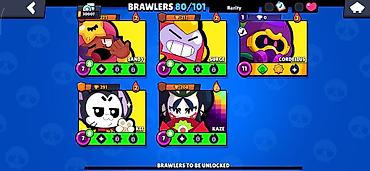 oyun kart: Brawl Stars hesabı – yüksək göstəricilər və zəngin kolleksiya - Kupa — 4