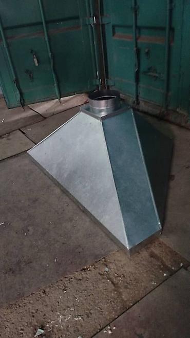 Кухонные вытяжки: Оцинкованный вентиляционный зонт предназначен для эффективного — 7