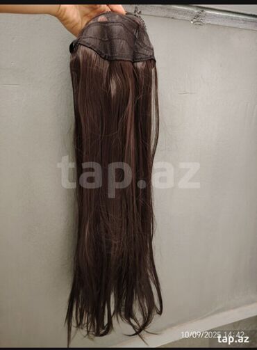 Təbii saçlar, pariklər: Taxma saçlar, Süni, İşlənmiş — 13