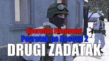 retro konzola sa pištoljem i ugrađenim igricama: Operation Flashpoint: POVRATAK NA K0S0V0 I MET0HIJU (Osnovna igra +