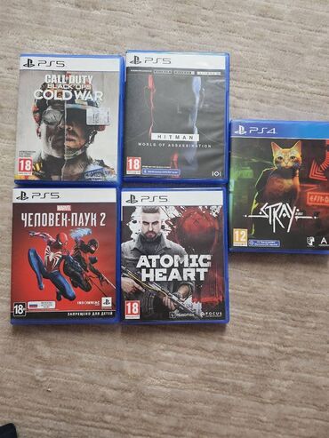 Playstation 5 konsolu ucun orijinal oyun diskleri. Hamisi ela