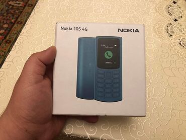 nokia 3110 mini: Nokia 105 4G, 2 GB, rəng - Qara, Zəmanət, Düyməli, İki sim kartlı