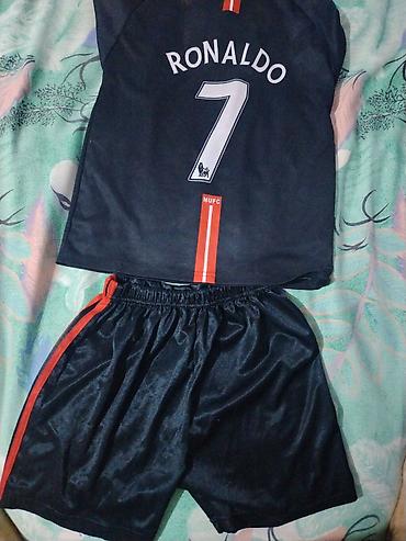 ronaldo forması 2008: Ronaldo 7 (MUFC) futbol forması dəsti - Komplet: köynək və şort - — 1