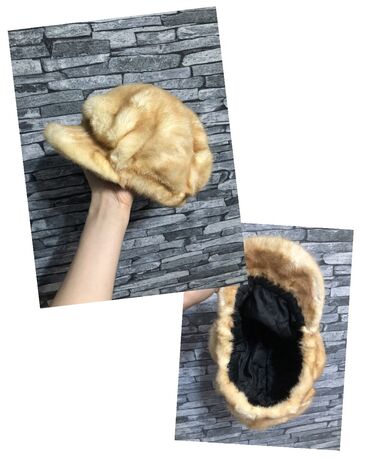 Ev geyimləri, pijamalar: Qadın norka papağı satılır •	Material: norka •	Ölçü tənzimləmək üçün