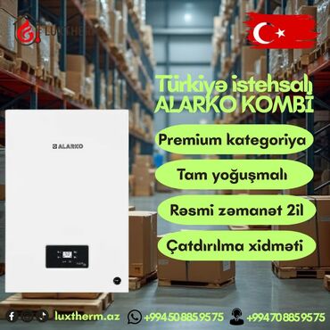 Kombilər: Kombi Pulsuz quraşdırma, Zəmanətli, Kredit var