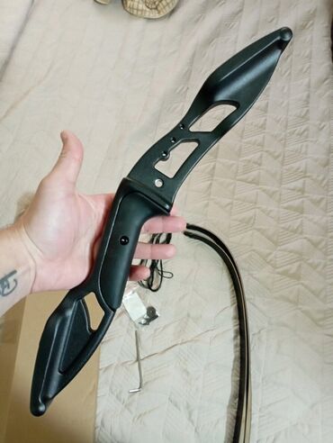 Луки и рогатки для охоты: Рекурсивный Лук 35lbs Короткая база, хлесткий выстрел. +6 стрел — 4