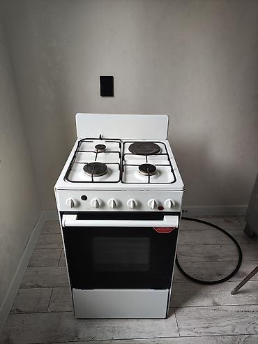 baking oven: Газовая печь, Б/у, Напольная, цвет - Белый — 5