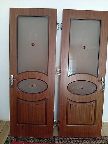 embawood dolab: İki ədəd otaq qapısı dəsti Uzunu 2 Eni 70. Ünvan Hökməli Qobu — 1