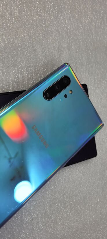 красивый номер телефона: Samsung Note 10 5G, Б/у, 256 ГБ, цвет - Голубой, 2 SIM