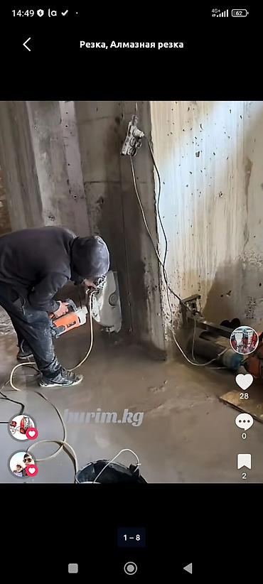 Алмазная резка и бурение бетона Профессиональные работы по аккуратной