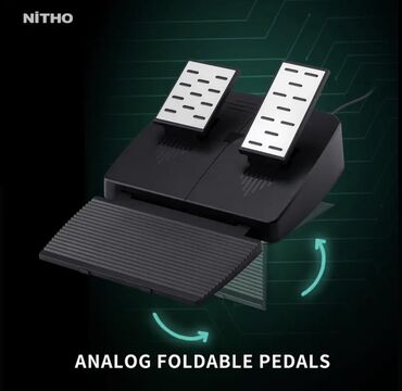 Video oyunlar üçün aksesuarlar: Nitho oyun sükanı dəsti – realistik yarış təcrübəsi üçün tam komplekt — 8