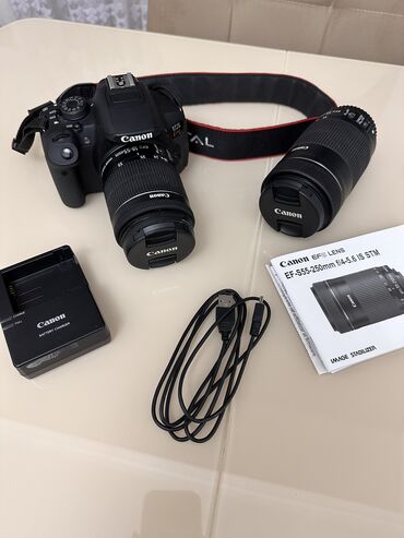 сумки для фотоаппарата: Canon EOS kiss X7i Made in Japan Объектив 18-55 mm и 55-250 mm В