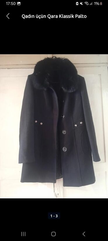 женские кофты для полных: Пальто, S, цвет - Черный