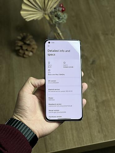 Xiaomi: Xiaomi, Mi 11, Б/у, 256 ГБ, цвет - Голубой, 2 SIM — 6