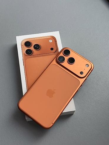 IPhone 17 Pro Max, Б/у, 256 ГБ, Оранжевый, Коробка, 98 %