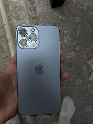iphone 10 pro: IPhone 13 Pro Max, Б/у, 128 ГБ, Голубой, 80 % — 1