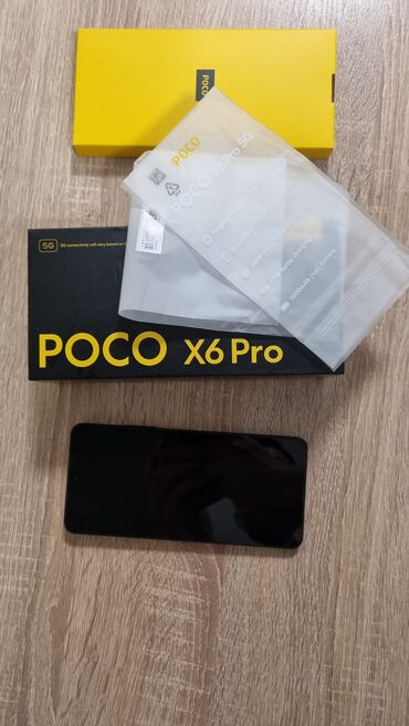 Poco: Poco X6 Pro 5G, Б/у, 512 ГБ, цвет - Желтый, 2 SIM